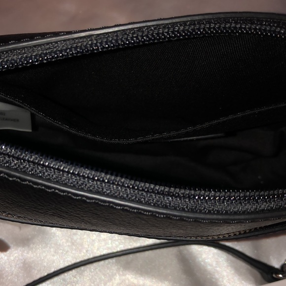 Rebecca Minkoff Mini 5 Zip Black Leather Crossbody Chain & Leather Strap NWT - Picture 11 of 14